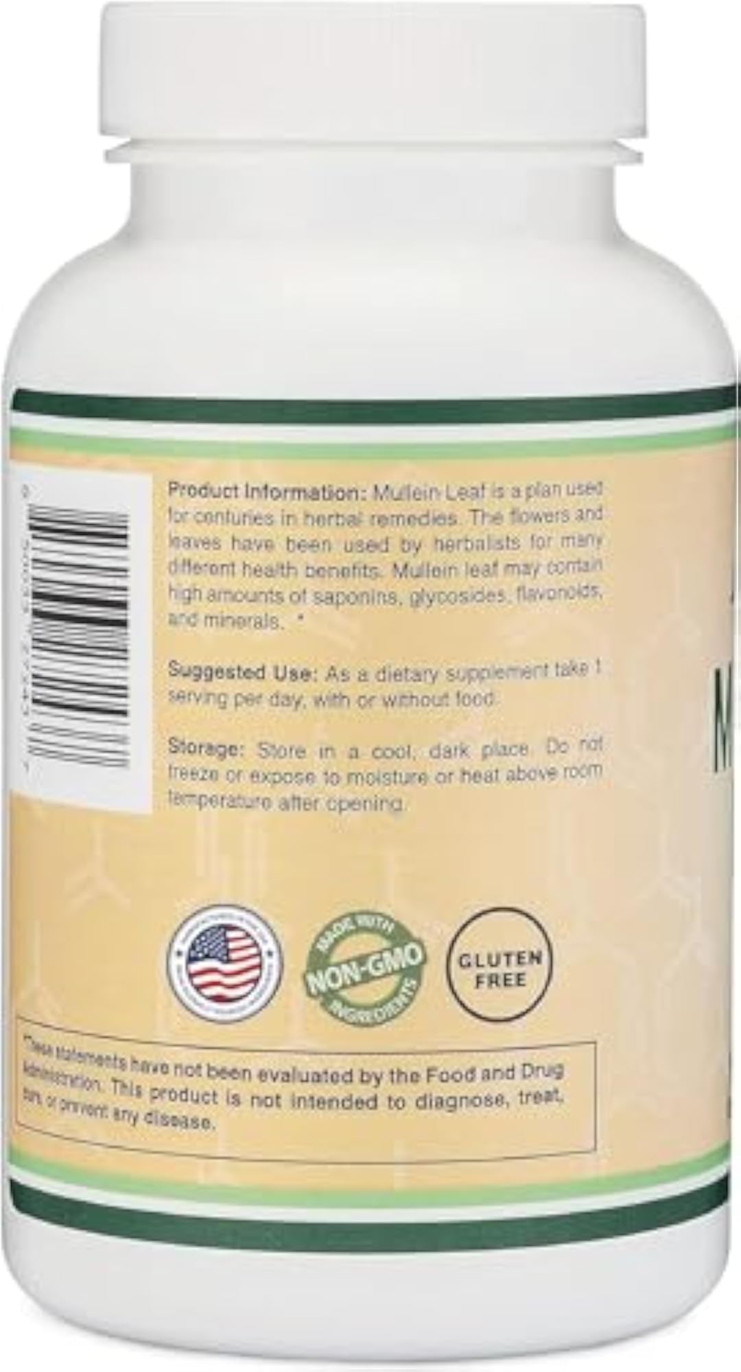 WITFY Mullein Leaf Capsules 10,000mg Strength for Lungs and Respiratory